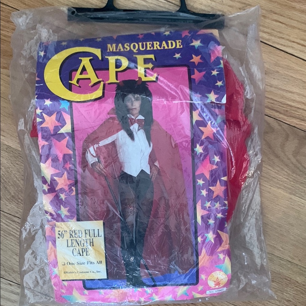 NEW Masquerade Cape 56” Red Full Length Cape